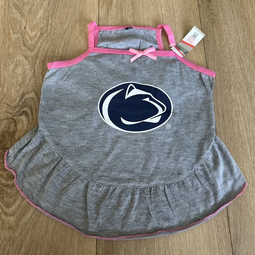PENN STATE PSU Dog/Cat Dress Size Large (30-45lbs) College Football NEW‎